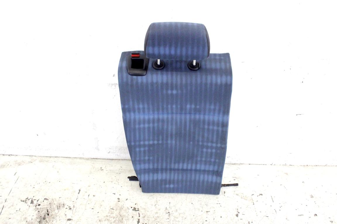 52207118689 SCHIENALE SEDILE POSTERIORE LATO DESTRO IN PELLE E TESSUTO BMW SERIE 1 118 D E87 2.0 D 90KW 6M 5P (2004) RICAMBIO USATO