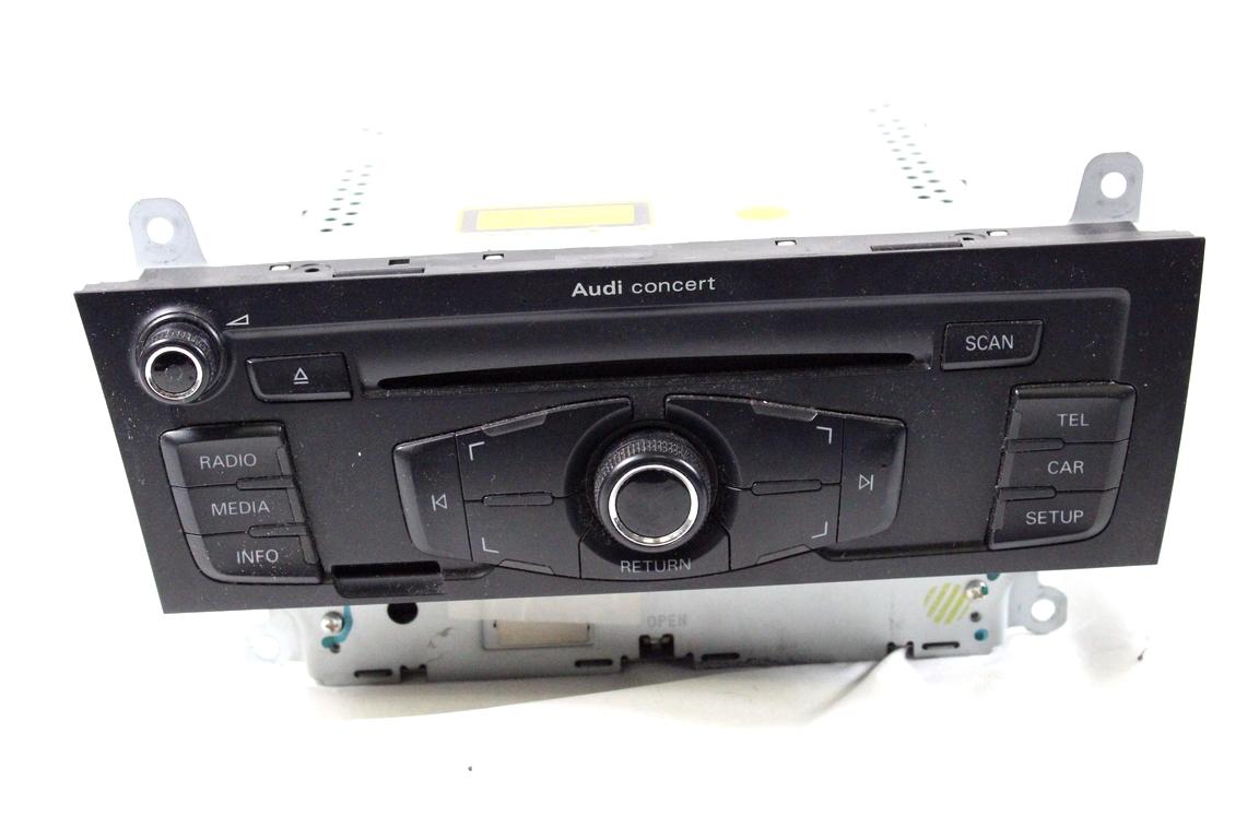 8T1035186C AUTORADIO CONCERT AUDI A4 B8 SW 2.0 D 105KW AUT 5P (2009) RICAMBIO USATO