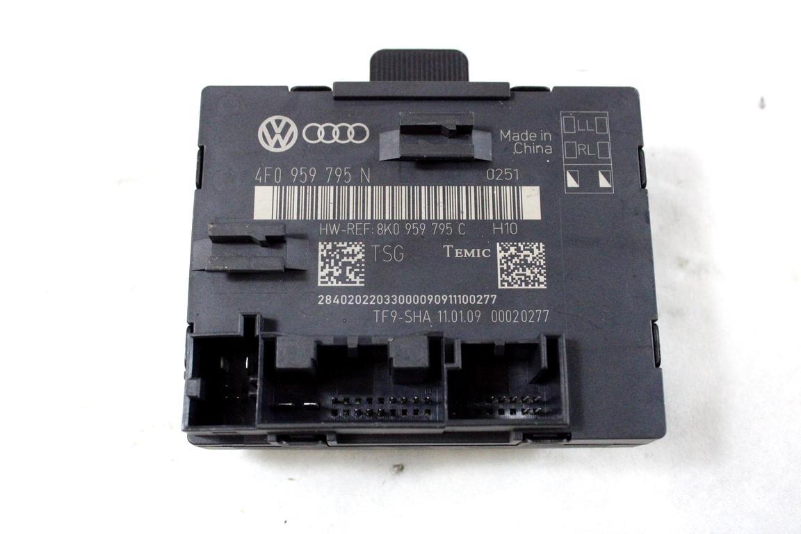 4F0959795N CENTRALINA PORTA POSTERIORE AUDI A4 B8 SW 2.0 D 105KW AUT 5P (2009) RICAMBIO USATO