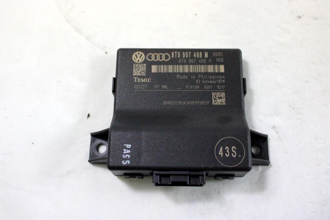 8T0907468M CENTRALINA GATEWAY AUDI A4 B8 SW 2.0 D 105KW AUT 5P (2009) RICAMBIO USATO