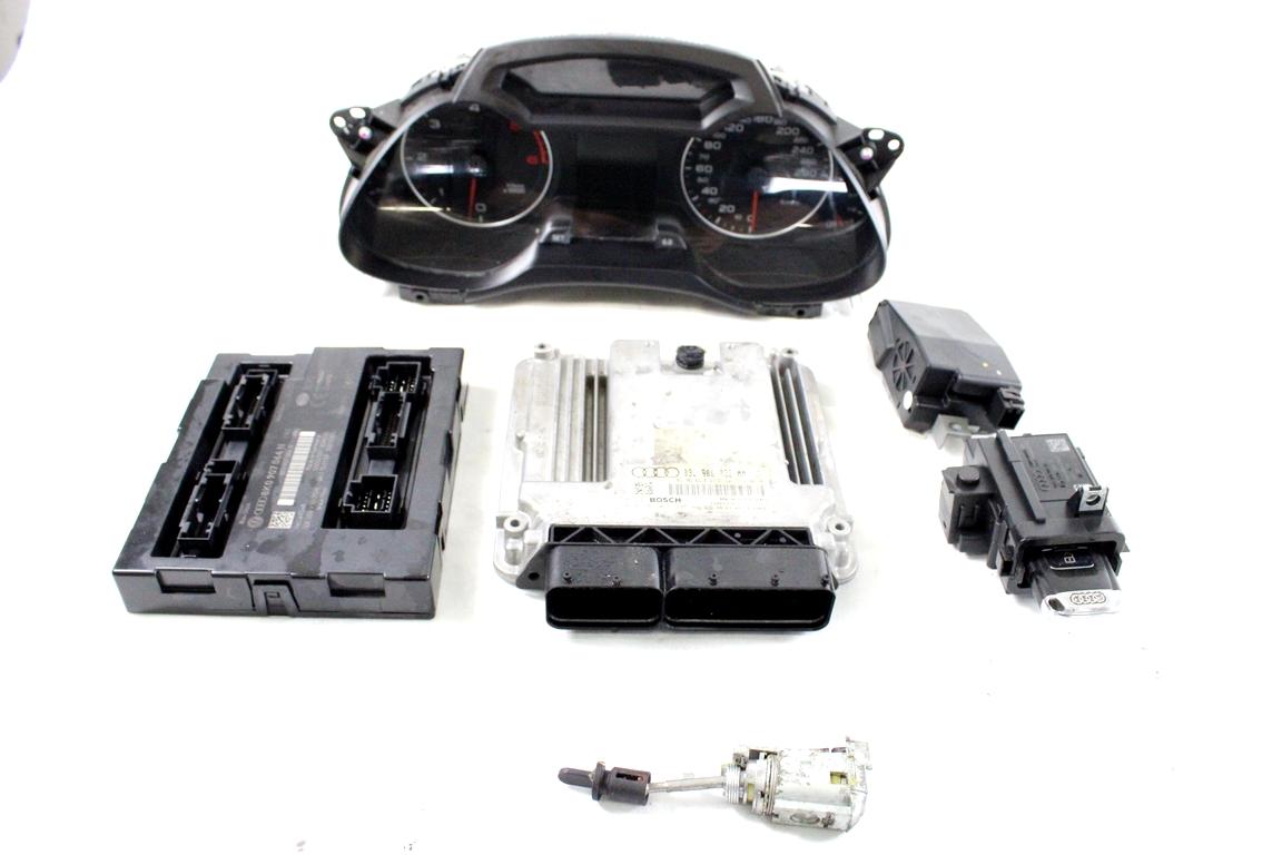 03L906022MM KIT ACCENSIONE AVVIAMENTO AUDI A4 B8 SW 2.0 D 105KW AUT 5P (2009) RICAMBIO USATO CON CENTRALINA MOTORE QUADRO STRUMENTI CONTACHILOMETRI BLOCCHETTI ACCENSIONE APERTURA CON CHIAVE 8K0907064N 8K0905852D 8K0920930C