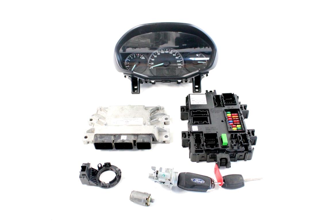 G1B5-12A650-AD KIT ACCENSIONE AVVIAMENTO FORD KA+ PLUS 1.2 B 51KW 5M 5P (2017) RICAMBIO USATO CON CENTRALINA MOTORE, QUADRO STRUMENTI CONTACHILOMETRI, BLOCCHETTI ACCENSIONE APERTURA CON CHIAVE G1B5-15607-AB GU5T-14B476-EBE G1B5-10849-AG