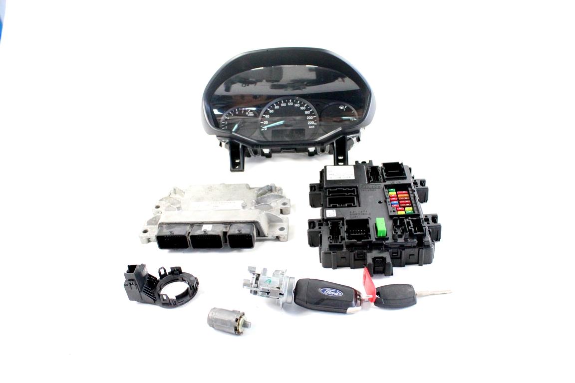 G1B5-12A650-AD KIT ACCENSIONE AVVIAMENTO FORD KA+ PLUS 1.2 B 51KW 5M 5P (2017) RICAMBIO USATO CON CENTRALINA MOTORE, QUADRO STRUMENTI CONTACHILOMETRI, BLOCCHETTI ACCENSIONE APERTURA CON CHIAVE G1B5-15607-AB GU5T-14B476-EBE G1B5-10849-AG