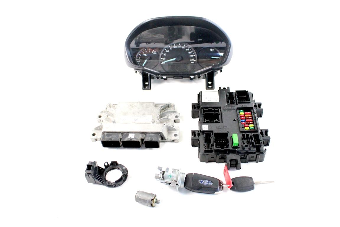 G1B5-12A650-AD KIT ACCENSIONE AVVIAMENTO FORD KA+ PLUS 1.2 B 51KW 5M 5P (2017) RICAMBIO USATO CON CENTRALINA MOTORE, QUADRO STRUMENTI CONTACHILOMETRI, BLOCCHETTI ACCENSIONE APERTURA CON CHIAVE G1B5-15607-AB GU5T-14B476-EBE G1B5-10849-AG