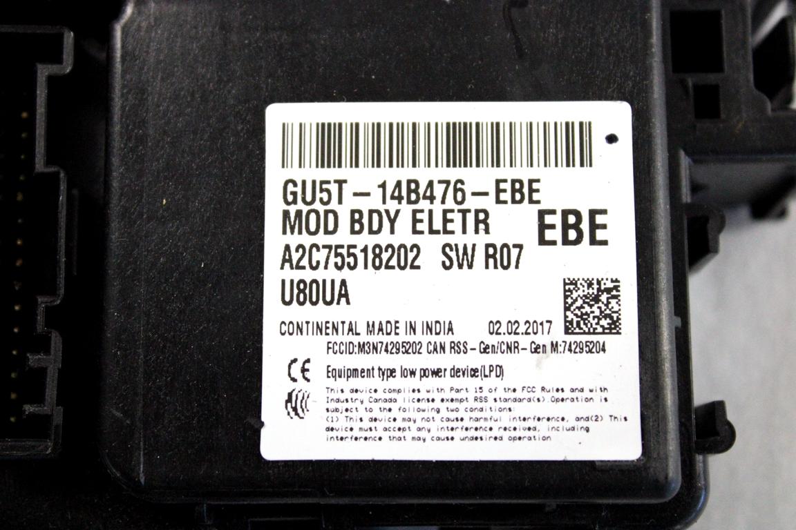 G1B5-12A650-AD KIT ACCENSIONE AVVIAMENTO FORD KA+ PLUS 1.2 B 51KW 5M 5P (2017) RICAMBIO USATO CON CENTRALINA MOTORE, QUADRO STRUMENTI CONTACHILOMETRI, BLOCCHETTI ACCENSIONE APERTURA CON CHIAVE G1B5-15607-AB GU5T-14B476-EBE G1B5-10849-AG