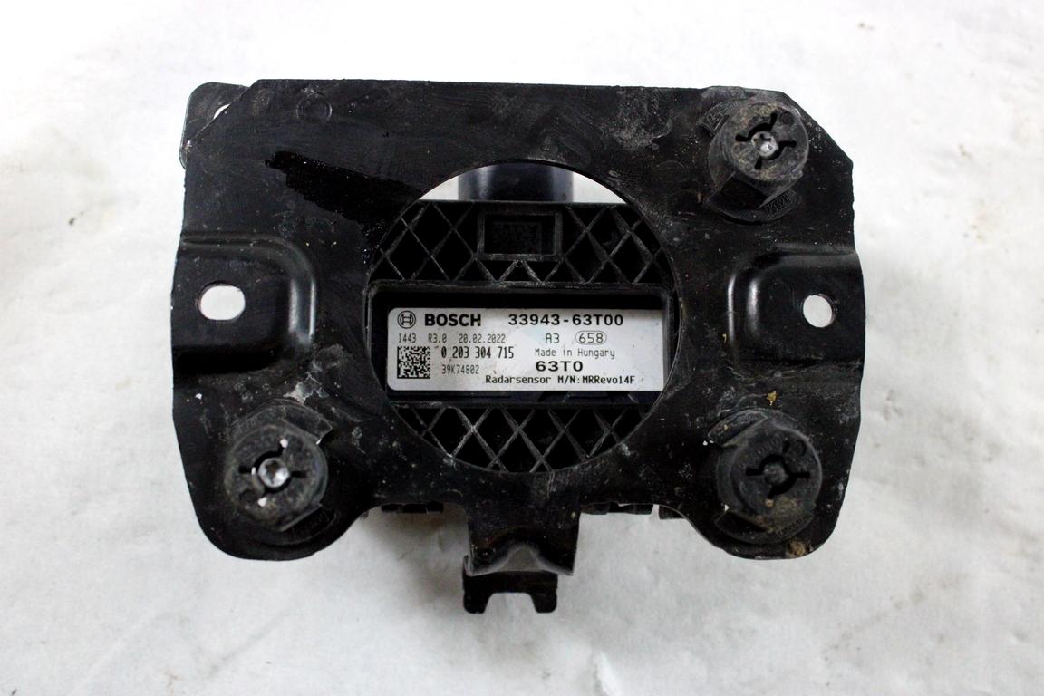 33943-63T00 SENSORE RADAR ANGOLO CIECO ANTERIORE SUZUKI S-CROSS 1.4 I 95KW 6M 5P (2022) RICAMBIO USATO