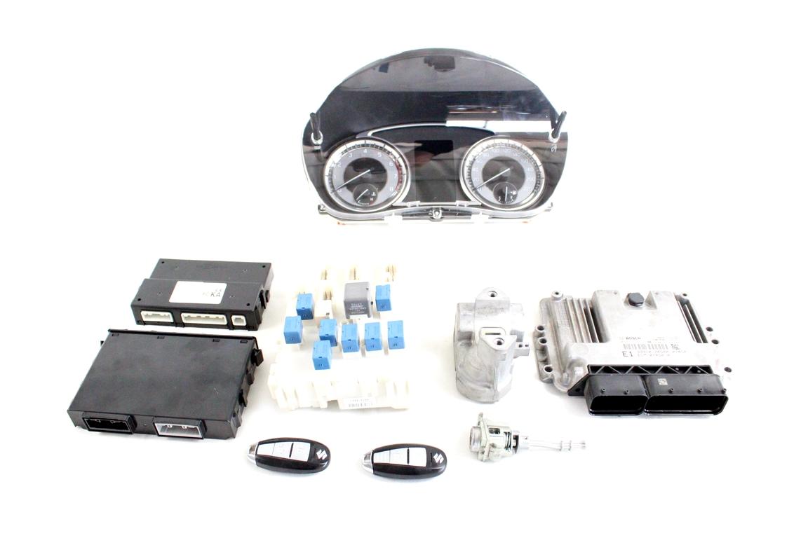 33910-74S00 KIT ACCENSIONE AVVIAMENTO SUZUKI S-CROSS 1.4 I 95KW 6M 5P (2022) RICAMBIO USATO CON CENTRALINA MOTORE, QUADRO STRUMENTI CONTACHILOMETRI, BLOCCHETTI ACCENSIONE APERTURA CON DOPPIA CHIAVE 36780-63T00 37171-64TA0 34110-63T00