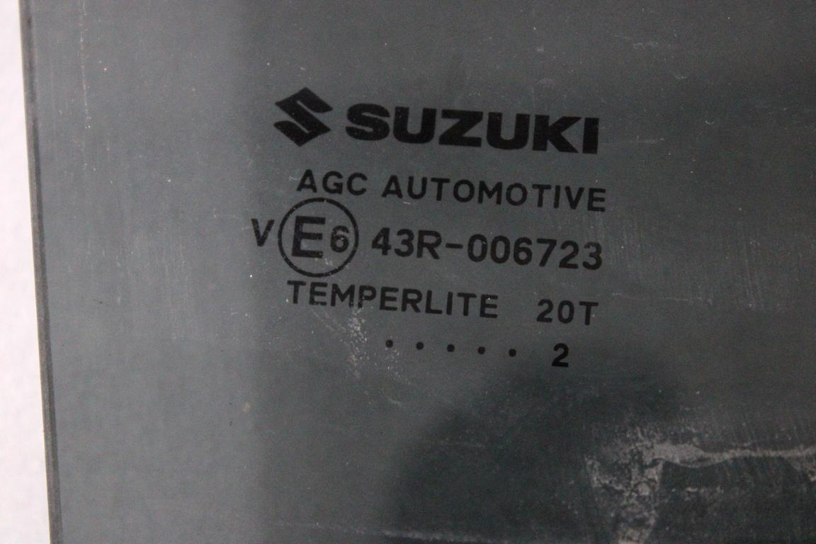 8454161M10000 VETRO SCENDENTE PORTA POSTERIORE DESTRA OSCURATO SUZUKI S-CROSS 1.4 I 95KW 6M 5P (2022) RICAMBIO USATO