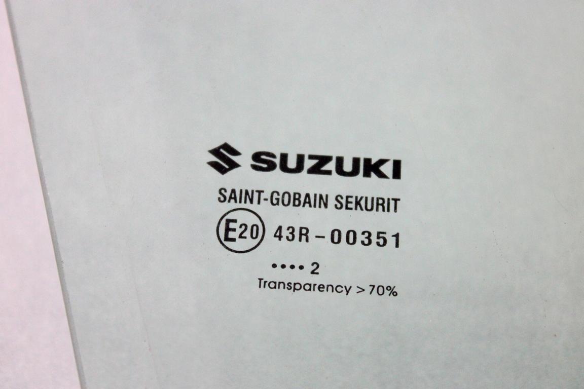 8450161M01000 VETRO SCENDENTE PORTA ANTERIORE DESTRA SUZUKI S-CROSS 1.4 I 95KW 6M 5P (2022) RICAMBIO USATO