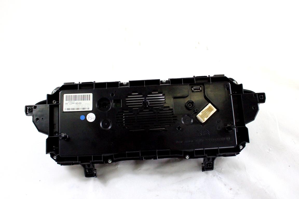 9810394480 QUADRO STRUMENTI CONTACHILOMETRI PEUGEOT 3008 2.0 D 110KW AUT 5P (2016) RICAMBIO USATO