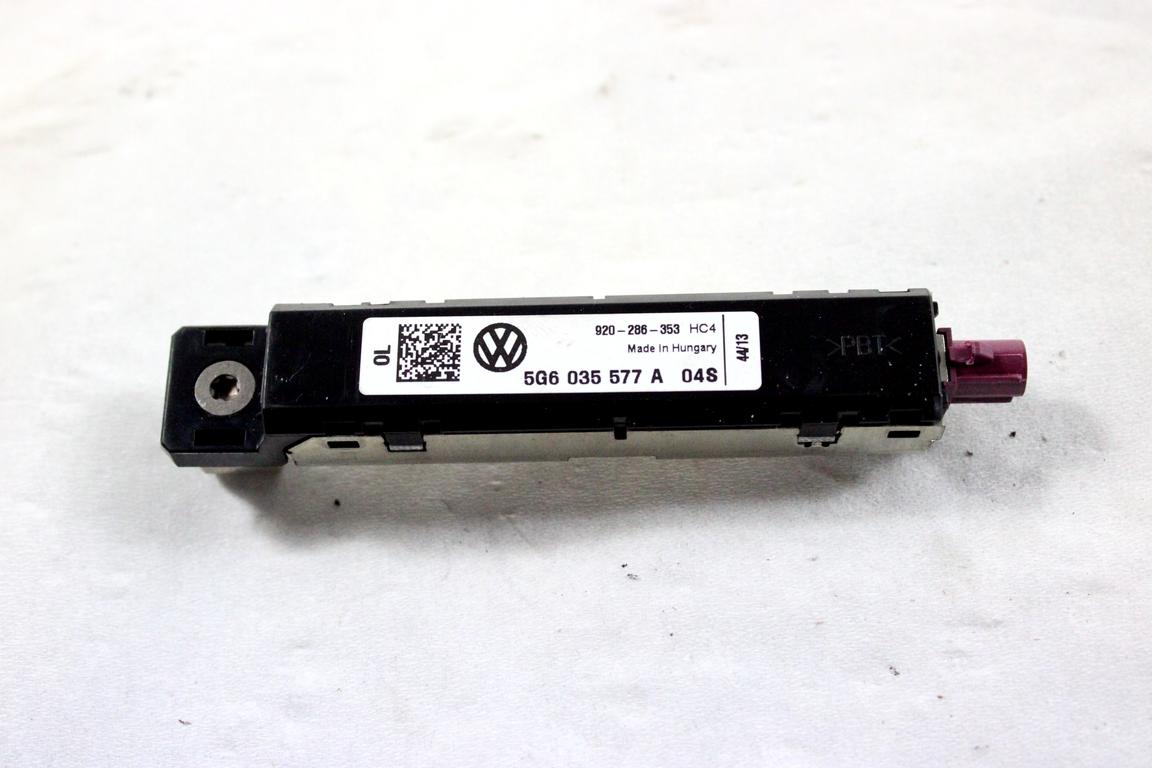 5G6035577A CENTRALINA AMPLIFICATORE ANTENNA VOLKSWAGEN GOLF 7 1.6 D 66KW 5M 5P (2014) RICAMBIO USATO