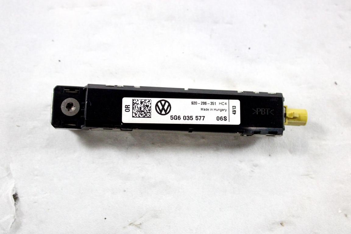 5G6035577A CENTRALINA AMPLIFICATORE ANTENNA VOLKSWAGEN GOLF 7 1.6 D 66KW 5M 5P (2014) RICAMBIO USATO