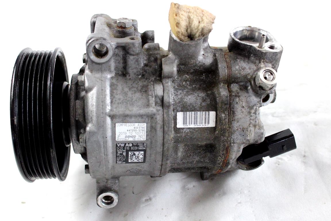 5Q0816803H COMPRESSORE CLIMATIZZATORE CLIMA A/C SKODA KAMIQ 1.6 D 85KW AUT 5P (2020) RICAMBIO USATO