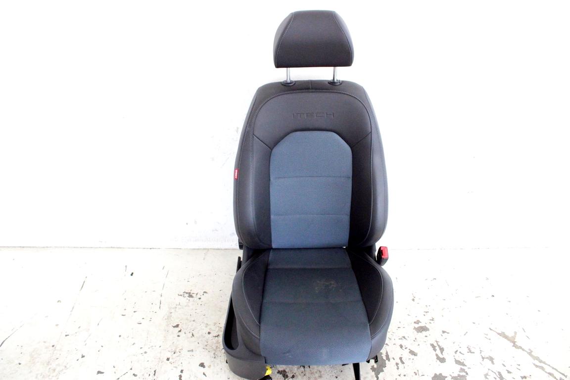 6R3881046AK SEDILE ANTERIORE DESTRO PASSEGGERO IN PELLE E TESSUTO ALLESTIMENTO ITECH SEAT IBIZA 1.2 B 51KW 5M 5P (2015) RICAMBIO USATO