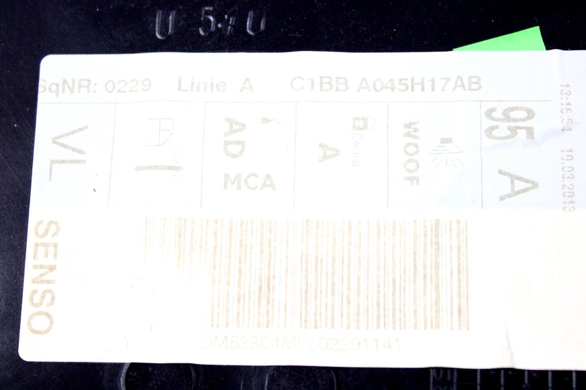 8A61-A23200-01 MOTORINO MECCANISMO ALZA-VETRO ALZA-CRISTALLO PORTA ANTERIORE SINISTRA FORD FIESTA 1.4 G 71KW 5M 5P (2013) RICAMBIO USATO 8A61-14A389-B