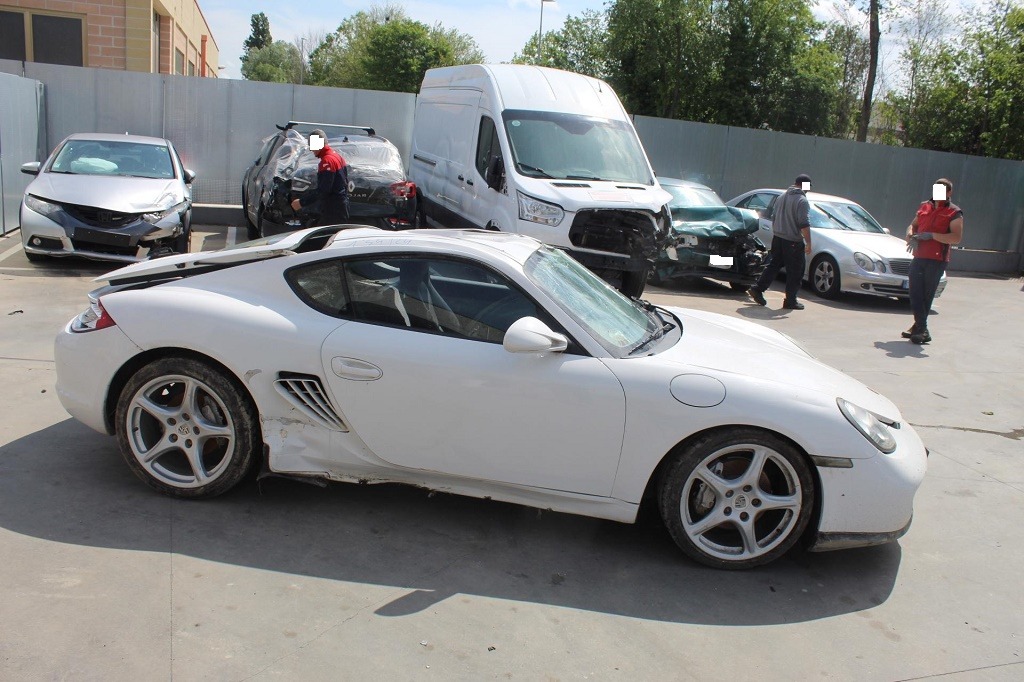 PORSCHE CAYMAN 987 MK2 2.9 B 195KW 6M 3P (2009) RICAMBI IN MAGAZZINO TELAIO IN PIAZZALE 