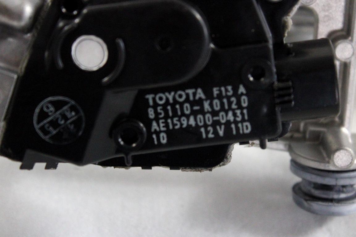 85110-K0120 MOTORINO ASTA TERGIPARABREZZA TOYOTA YARIS P21 1.5 I 68KW AUT 5P (2021) RICAMBIO USATO 85150K0030