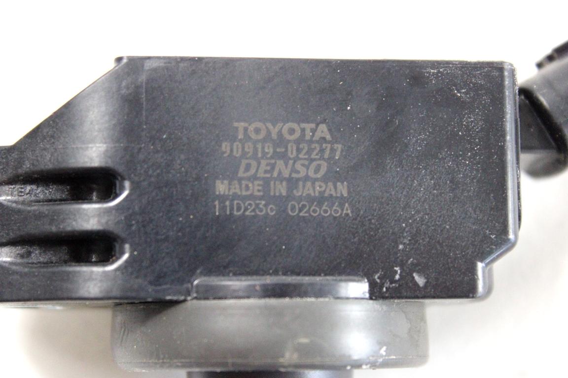 90919-02277 BOBINA ACCENSIONE TOYOTA YARIS P21 1.5 I 68KW AUT 5P (2021) RICAMBIO USATO