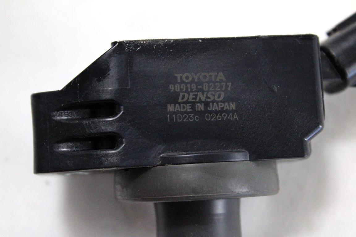 90919-02277 BOBINA ACCENSIONE TOYOTA YARIS P21 1.5 I 68KW AUT 5P (2021) RICAMBIO USATO