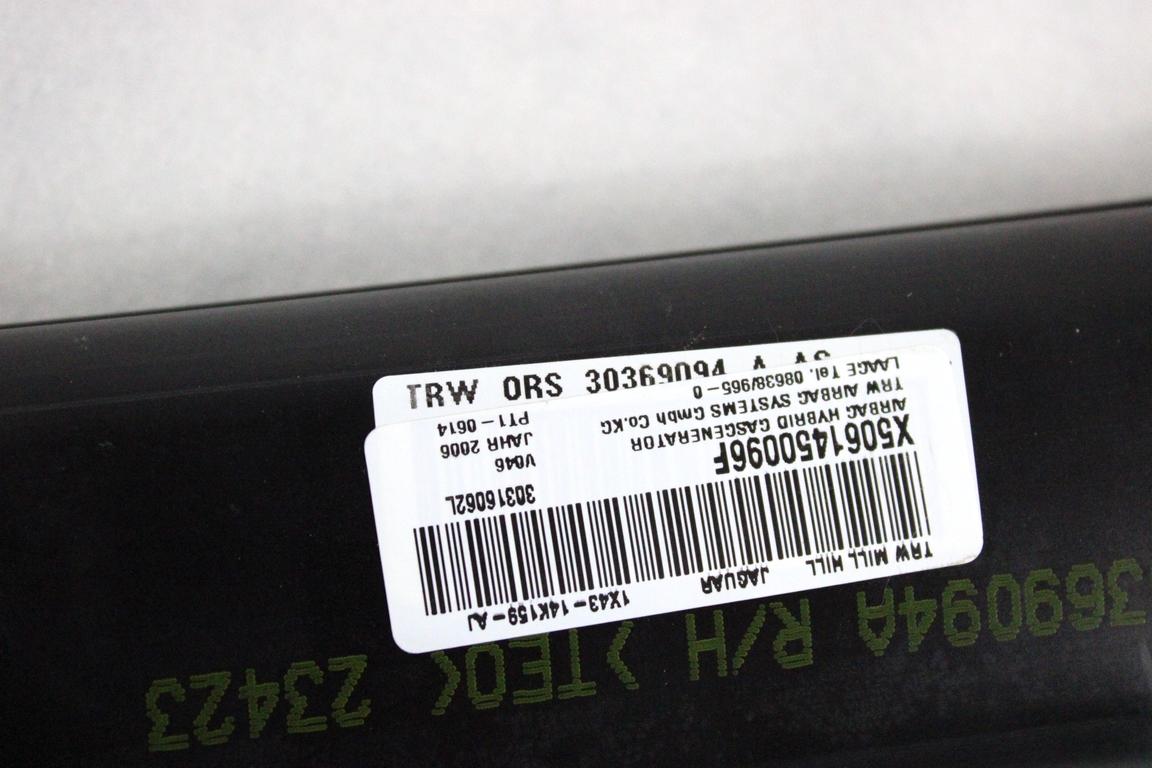 1X43-14K159-AJ AIRBAG LATERALE A TENDINA LATO DESTRO JAGUAR X-TYPE 2.5 B 143KW 5M 5P (2006) RICAMBIO USATO