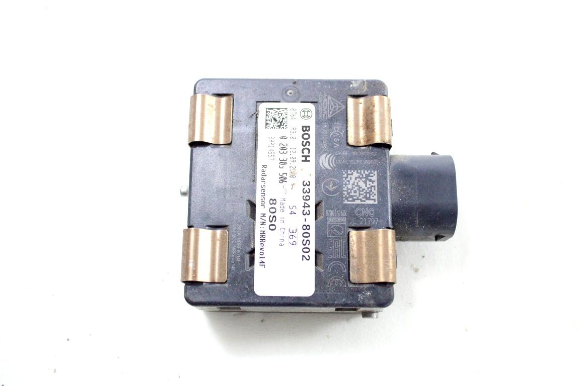 33943-80S02 CENTRALINA RADAR SENSORE DISTANZA SUZUKI SWIFT 1.2 B 4X4 61KW 5M 5P (2021) RICAMBIO USATO 0203303506