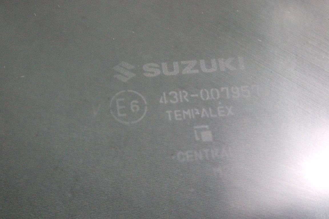 8454652R10000 VETRO SCENDENTE PORTA POSTERIORE SINISTRA OSCURATO SUZUKI SWIFT 1.2 B 4X4 61KW 5M 5P (2021) RICAMBIO USATO