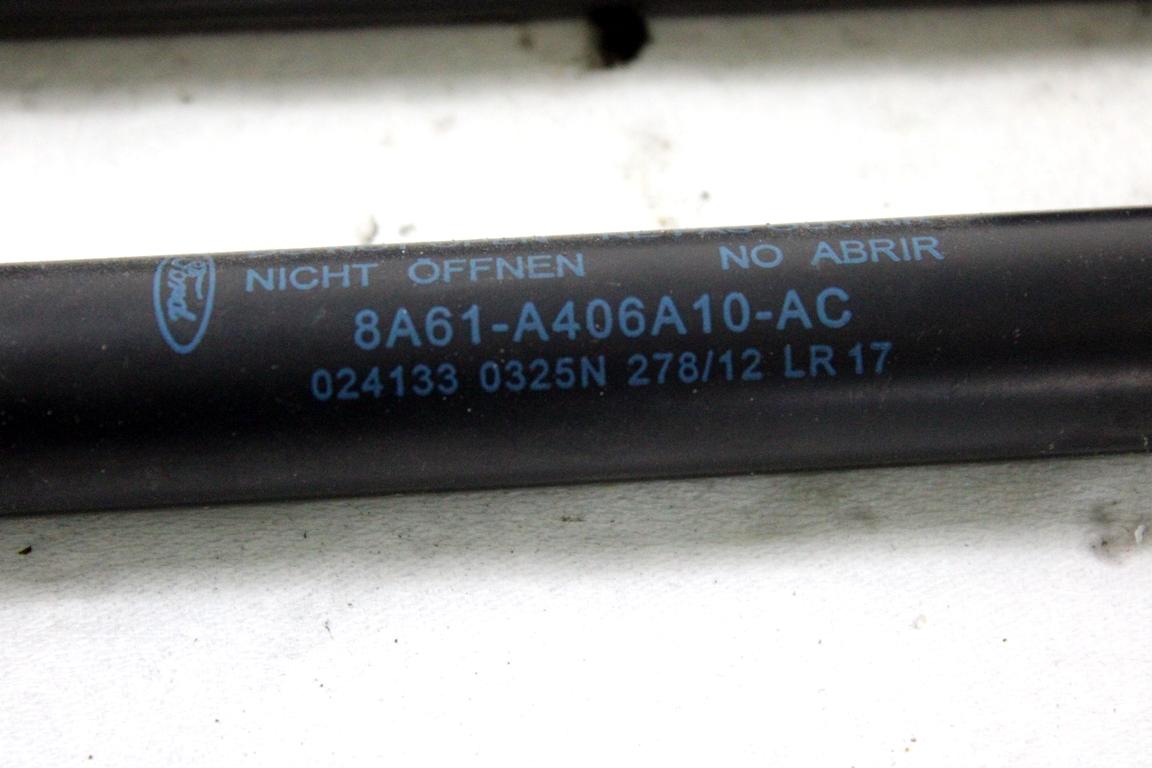 8A61-A406A10-AC COPPIA PISTONCINI ASTE AMMORTIZZANTI PORTELLONE COFANO POSTERIORE BAULE FORD FIESTA 1.4 D 51KW 5M 5P (2012) RICAMBIO USATO