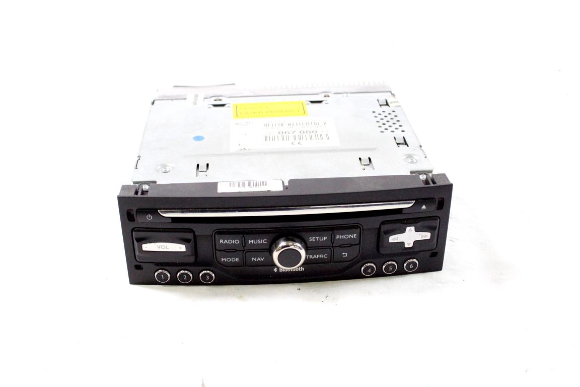 98067080XT AUTORADIO CON SISTEMA DI NAVIGAZIONE SATELLITARE PEUGEOT 3008 1.6 D 84KW 6M 5P (2014) RICAMBIO USATO