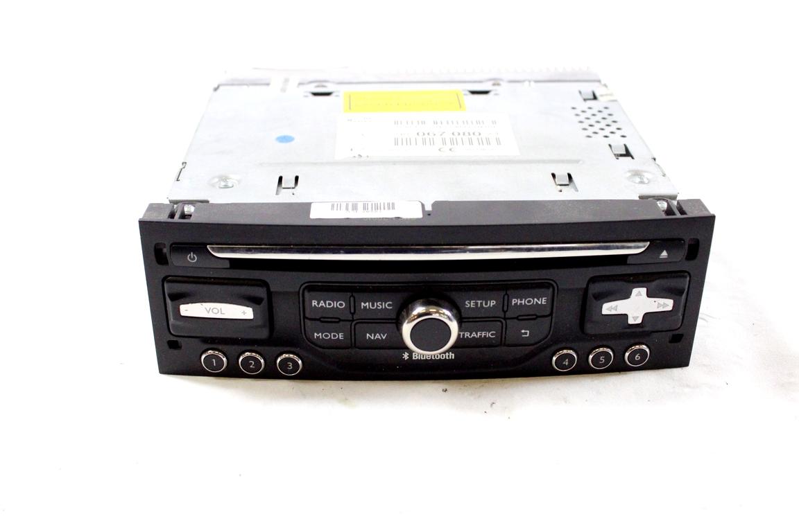 98067080XT AUTORADIO CON SISTEMA DI NAVIGAZIONE SATELLITARE PEUGEOT 3008 1.6 D 84KW 6M 5P (2014) RICAMBIO USATO