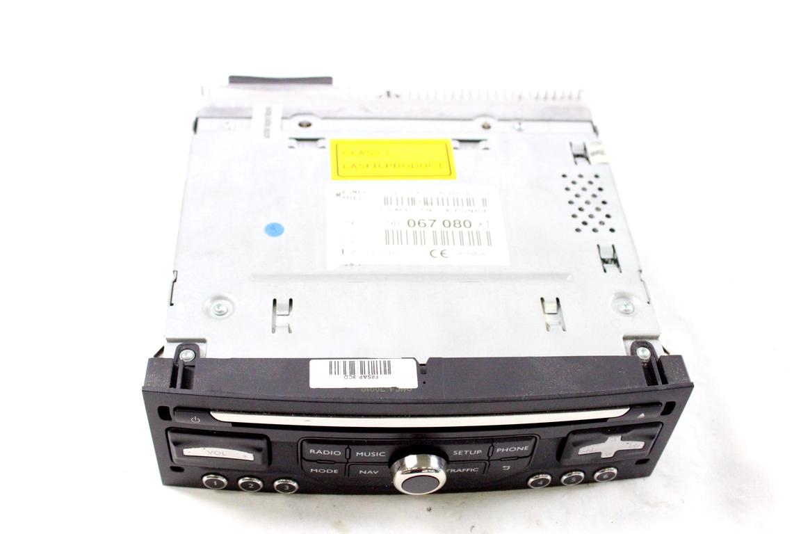 98067080XT AUTORADIO CON SISTEMA DI NAVIGAZIONE SATELLITARE PEUGEOT 3008 1.6 D 84KW 6M 5P (2014) RICAMBIO USATO