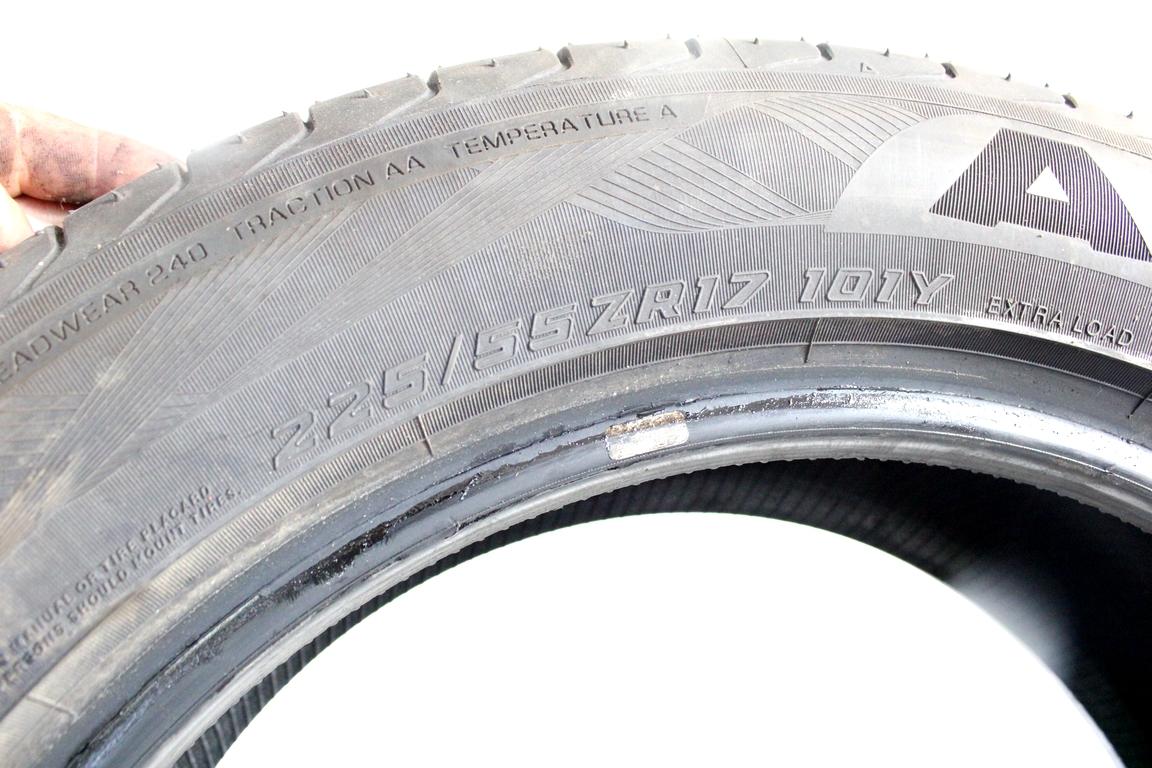 225/55 ZR17 101Y YOKOHAMA ADVAN SPORT V105 5.85MM A4620 PNEUMATICO ESTIVO (QUANTITA' 4 GOMME)