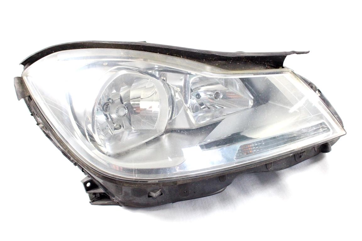 A2048205059 FARO FANALE ANTERIORE DESTRO MERCEDES CLASSE C 180 W204 SW 2.2 D 88KW AUT 5P (2013) RICAMBIO USATO