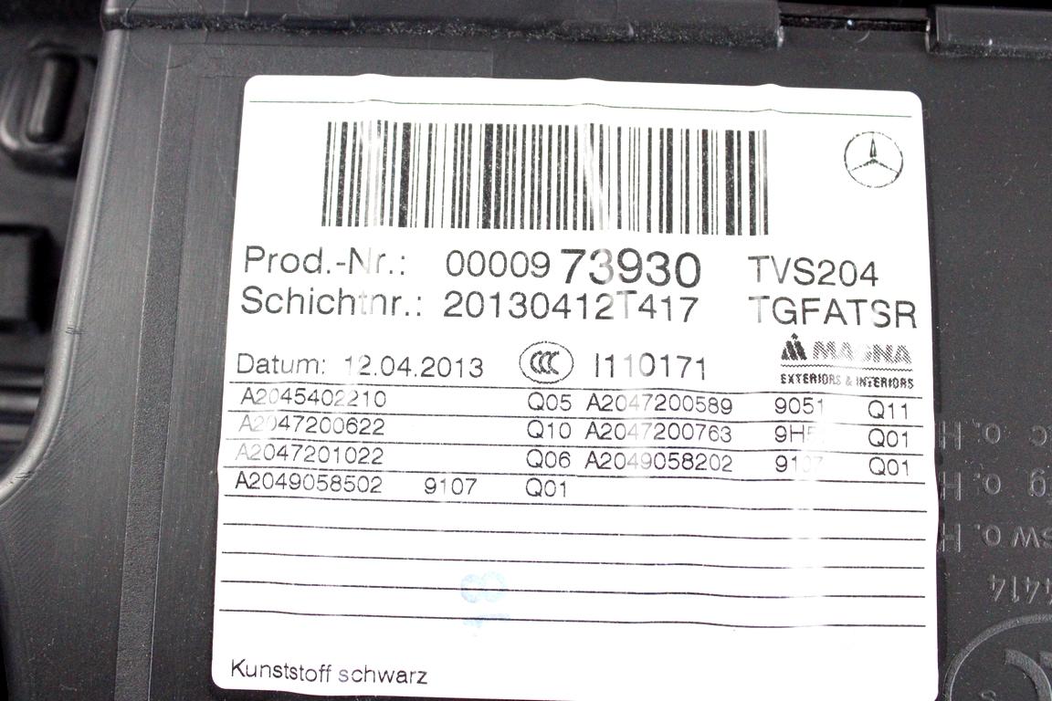 A20472007639H51 PANNELLO INTERNO PORTA ANTERIORE DESTRA MERCEDES CLASSE C 180 W204 SW 2.2 D 88KW AUT 5P (2013) RICAMBIO USATO