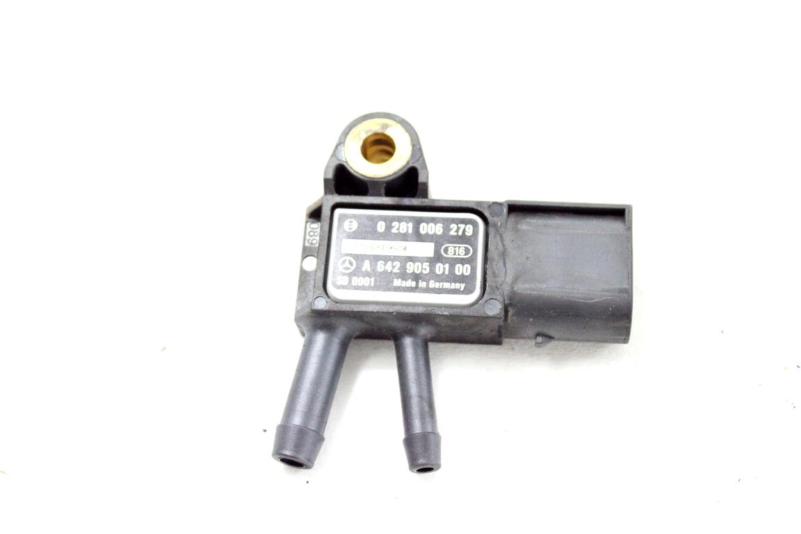 A6429050100 SENSORE DI PRESSIONE GAS DI SCARICO MERCEDES CLASSE C 180 W204 SW 2.2 D 88KW AUT 5P (2013) RICAMBIO USATO 0281006279