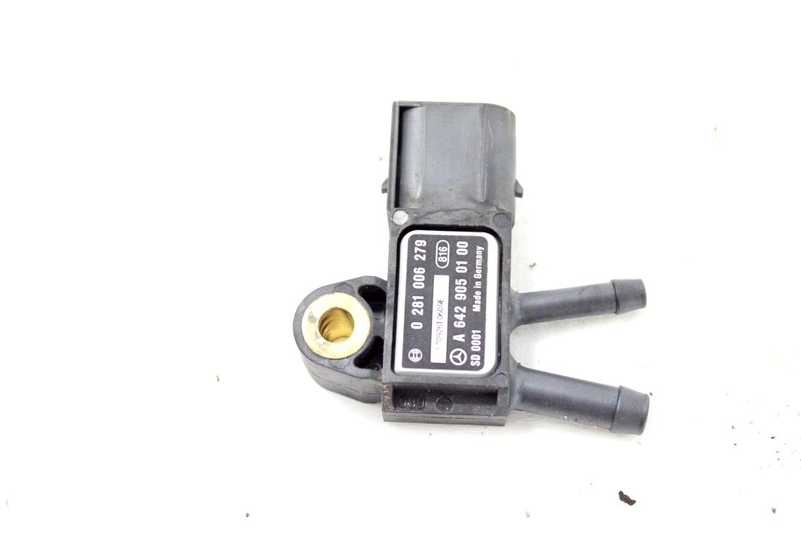 A6429050100 SENSORE DI PRESSIONE GAS DI SCARICO MERCEDES CLASSE C 180 W204 SW 2.2 D 88KW AUT 5P (2013) RICAMBIO USATO 0281006279