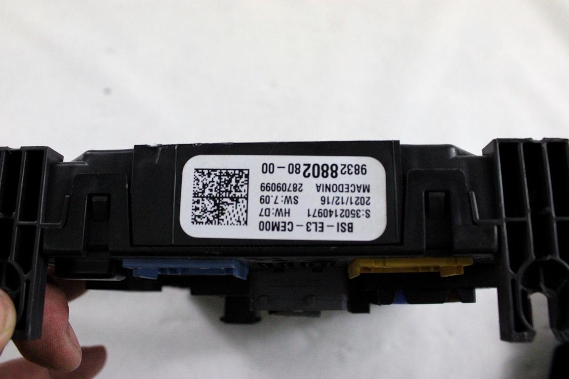 9846386380 KIT ACCENSIONE AVVIAMENTO OPEL MOKKA B 1.2 B 96KW 6M 5P (2022) RICAMBIO USATO CON CENTRALINA MOTORE, BLOCCHETTI ACCENSIONE APERTURA CON DOPPIA CHIAVE 9815023380 9664486680 9832880280