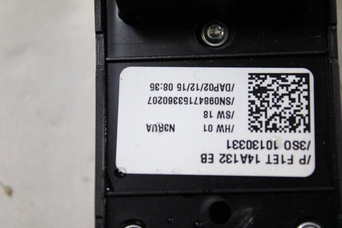 F1ET-14A132-EB GRUPPO DI COMANDO ALZA-VETRI ALZA-CRISTALLI PORTA ANTERIORE SINISTRA FORD FIESTA 1.5 D 55KW 5M 5P (2016) RICAMBIO USATO