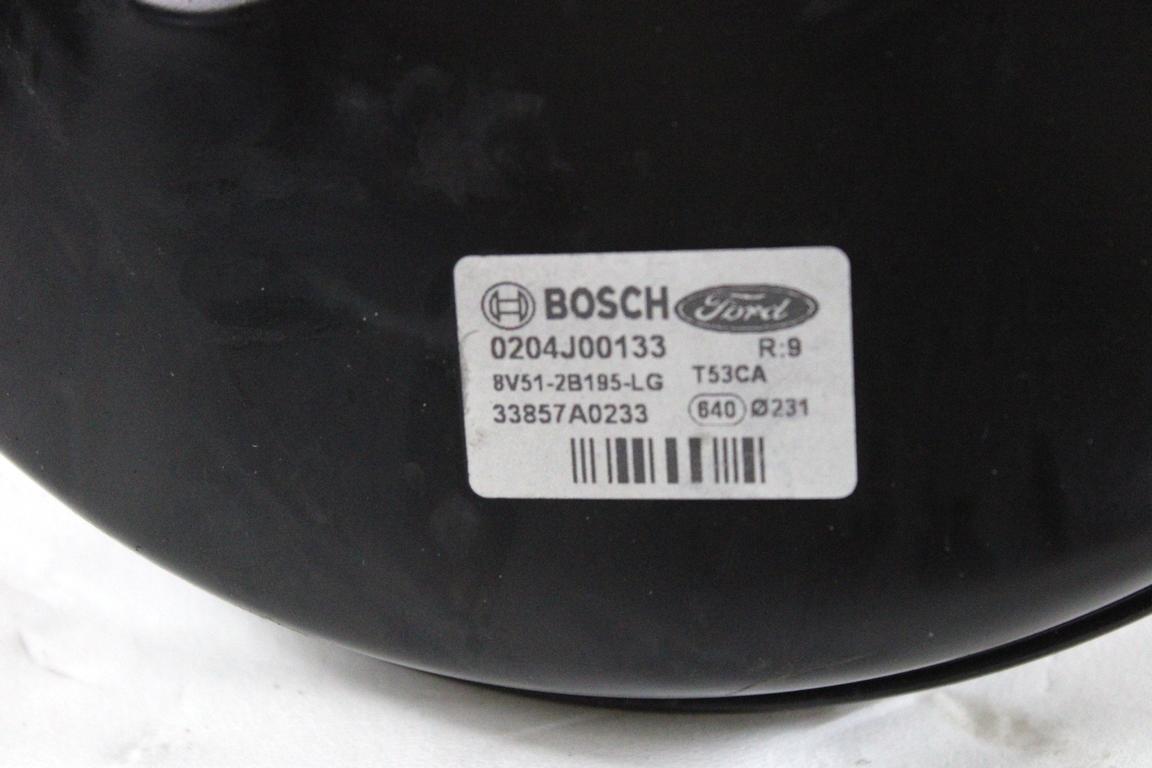 8V51-2B195-LG SERVOFRENO FORD FIESTA 1.5 D 55KW 5M 5P (2016) RICAMBIO USATO CON POMPA COMANDO FRENI CILINDRO MAESTRO E VASCHETTA 0204J00133