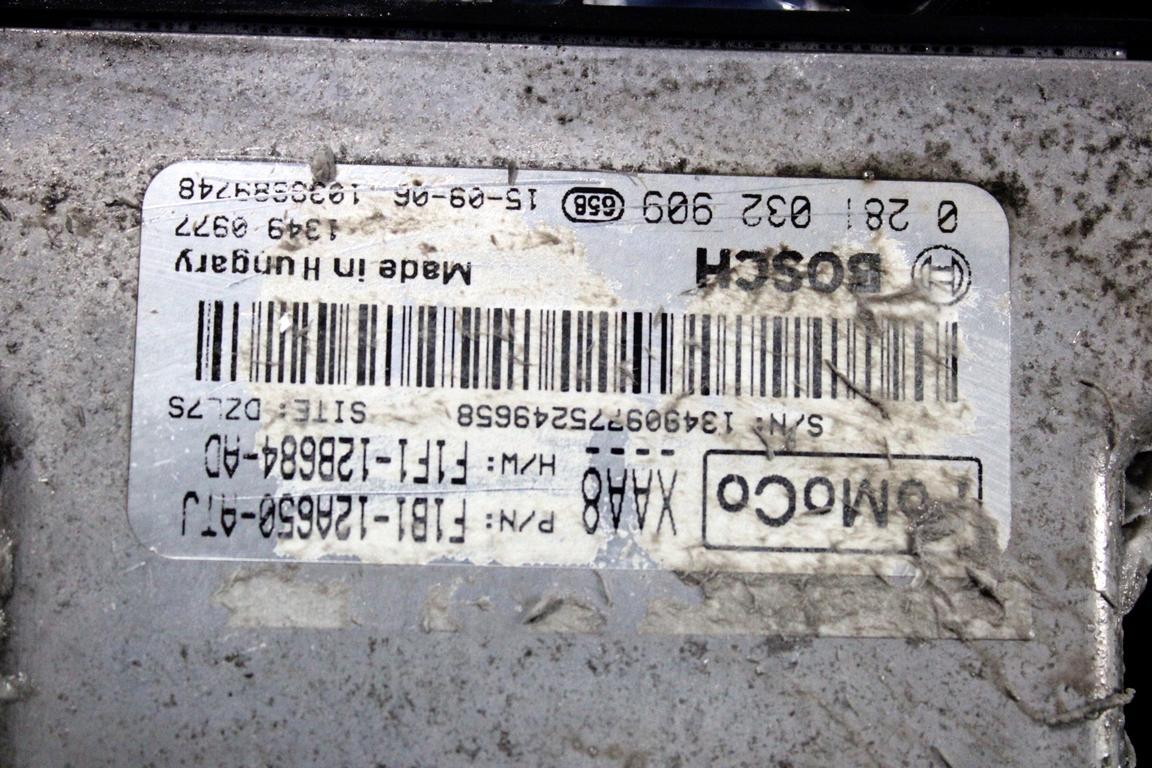 F1B1-12A650-ATJ KIT ACCENSIONE AVVIAMENTO FORD FIESTA 1.5 D 55KW 5M 5P (2016) RICAMBIO USATO CON CENTRALINA MOTORE, QUADRO STRUMENTI CONTACHILOMETRI, BLOCCHETTI ACCENSIONE APERTURA CON CHIAVE F1F1-12B684-AD 0281032909 DN1T-15K600-EE 9V21-3F880-ED C1BT-108