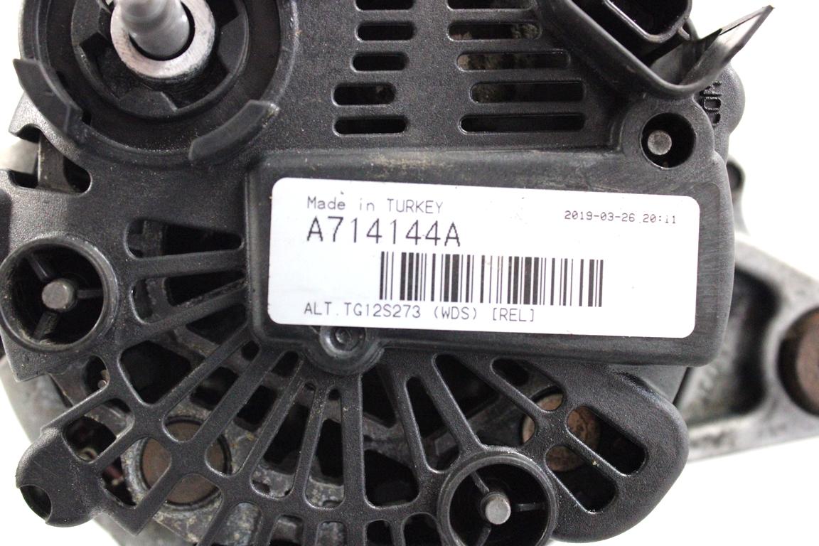 231000027R ALTERNATORE RENAULT MEGANE 3 SW 1.5 D 70KW 6M 5P (2015) RICAMBIO USATO 439677 TG12S273