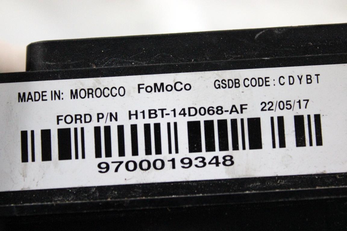 H1B1-12A650-UB KIT ACCENSIONE AVVIAMENTO FORD FIESTA 1.1 B 63KW 5M 5P (2017) RICAMBIO USATO CON CENTRALINA MOTORE, QUADRO STRUMENTI, BLOCCHETTI CON CHIAVE F1BA-12B684-DA 0261S18678 HU5T-15604-ECH H1BT-14D068-AF H1BC-3F880-AB H1BT-15607-AB H1BT-10849-BAJ