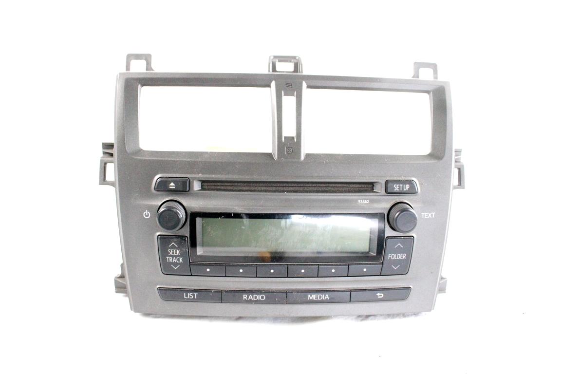 86120-52B00 AUTORADIO SUBARU TREZIA 1.4 D 66KW AUT 5P (2011) RICAMBIO USATO (NON FORNIAMO CODICE AUTORADIO, MA SOLO NUMERO DI TELAIO VEICOLO)