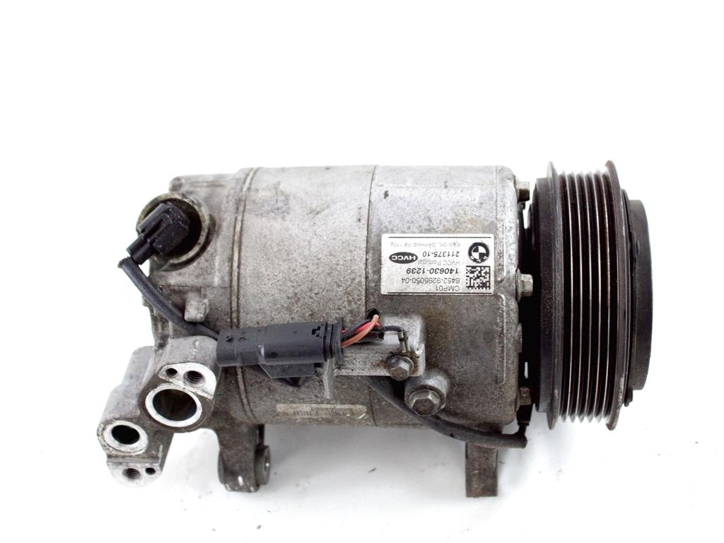 64529295050 COMPRESSORE CLIMATIZZATORE CLIMA A/C BMW SERIE 5 518D F10 LCI 2.0 D 110KW AUT 4P (2014) RICAMBIO USATO 