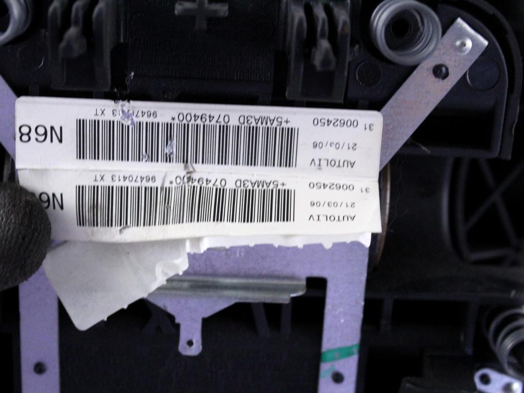 96470413XT AIRBAG VOLANTE CITROEN XSARA PICASSO 1.6 B 80KW 5M 5P (2006) RICAMBIO USATO