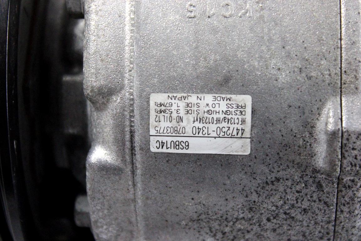 68245076AA COMPRESSORE CLIMATIZZATORE CLIMA A/C JEEP COMPASS 2.0 D 4X4 103KW AUT 5P (2018) RICAMBIO USATO 447250-1340