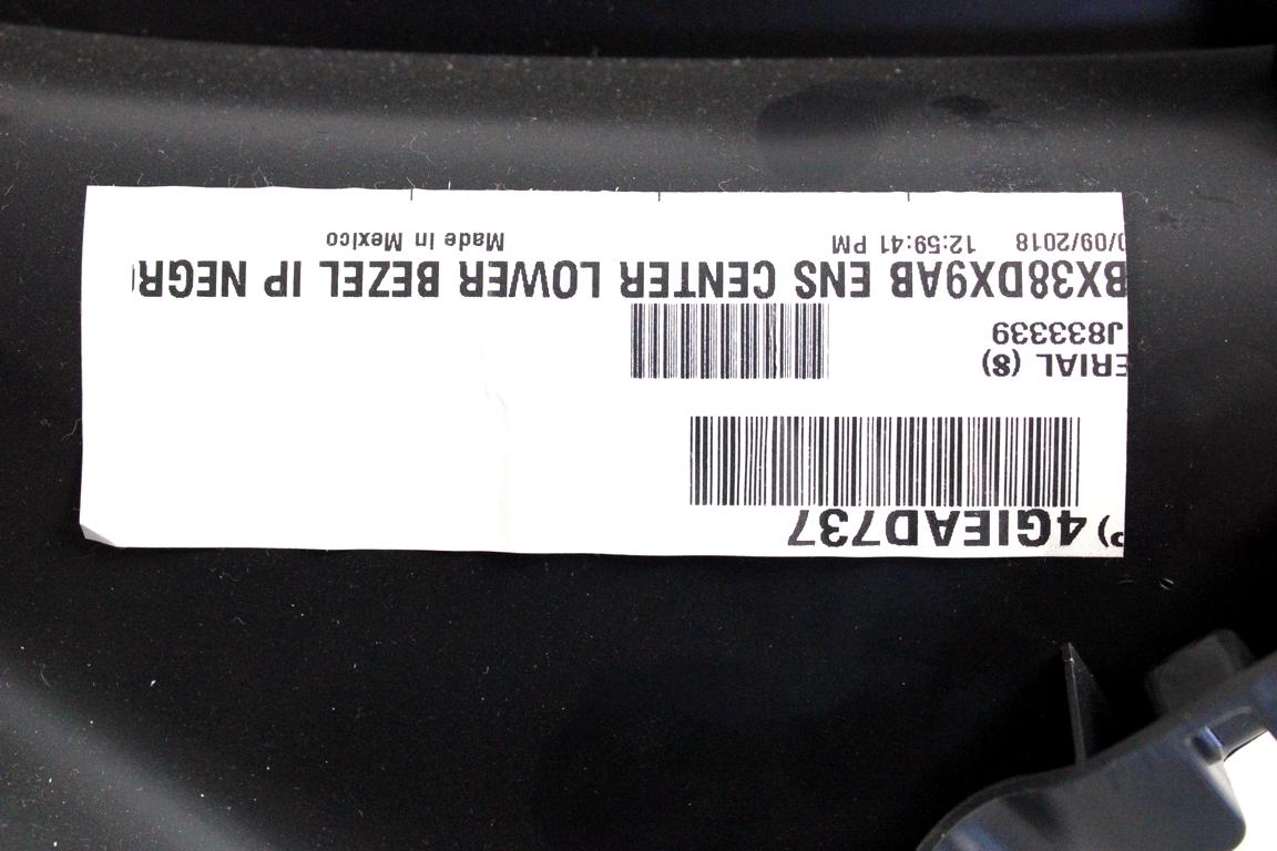BX38DX9AB RIVESTIMENTO PLASTICA INFERIORE CENTRALE CRUSCOTTO JEEP COMPASS 2.0 D 4X4 103KW AUT 5P (2018) RICAMBIO USATO