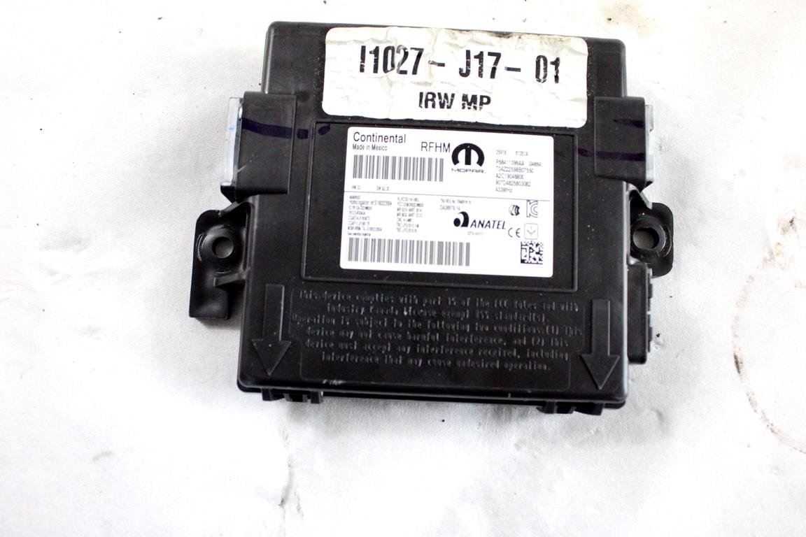 68412041AA KIT ACCENSIONE AVVIAMENTO JEEP COMPASS 2.0 D 4X4 103KW AUT 5P (2018) RICAMBIO USATO CON CENTRALINA MOTORE, BLOCCHETTO APERTURA CON CHIAVE 68409791AC 68411099AA 52088433