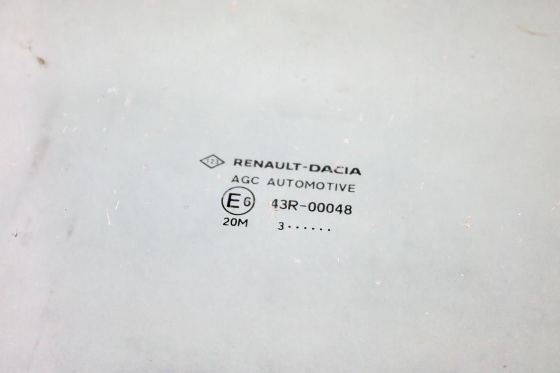 803007279R VETRO SCENDENTE PORTA ANTERIORE DESTRA DACIA SANDERO 1.0 B 67KW AUT 5P (2023) RICAMBIO USATO