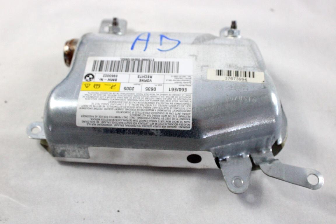 6963022 AIRBAG PORTA ANTERIORE DESTRA BMW SERIE 5 530 D E61 SW 3.0 D 160KW AUT 5P (2005) RICAMBIO USATO