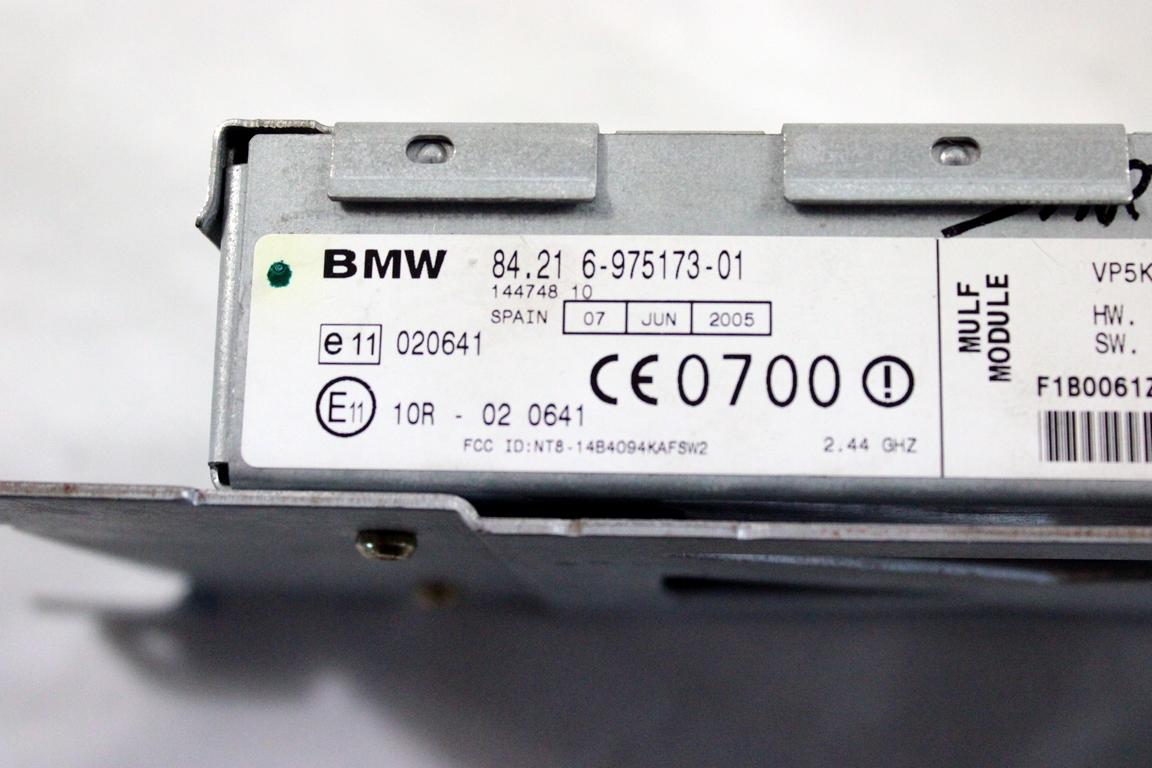 84216975173 CENTRALINA MODULO TELEFONO BLUETOOTH BMW SERIE 5 530 D E61 SW 3.0 D 160KW AUT 5P (2005) RICAMBIO USATO